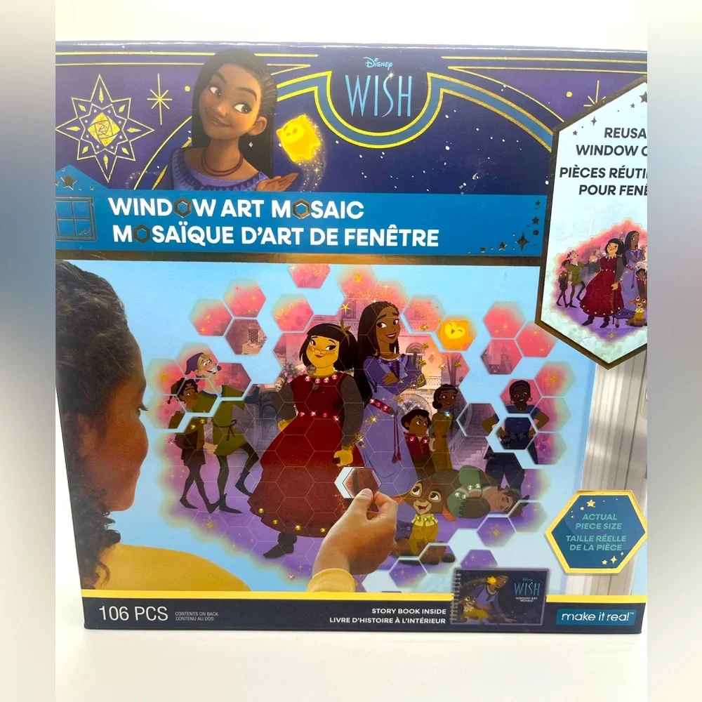 Disney Wish Make It Real Window Art Wish Mosaic 106 PCS SEALED Make It Real!